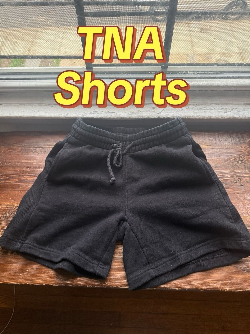 TNA Black Fleece Lounge Shorts